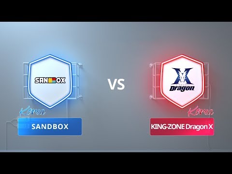 【SANDBOX VS KING ZONE Dragon X】- 2018 CRL亞洲賽區第一賽季季賽第1週