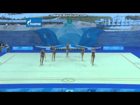 Team Russia- 3 Hoops & 3 Clubs World Cup Kazan 2015