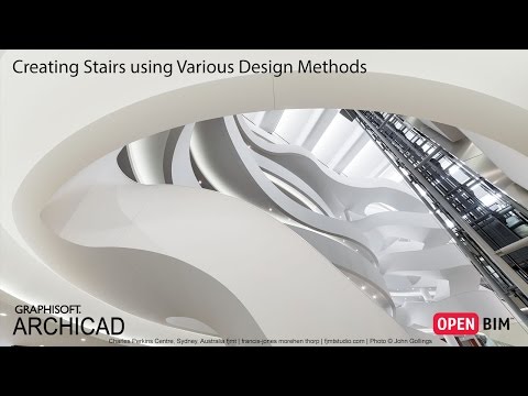 ARCHICAD 21 - Creating Stairs using Various Design Methods