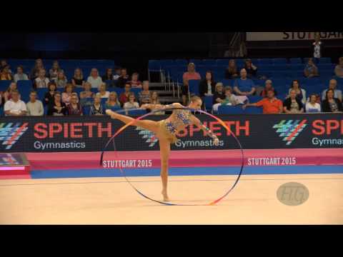 Marina DURUNDA (AZE) 2015 Rhythmic Worlds Stuttgart - Qualifications Ribbon