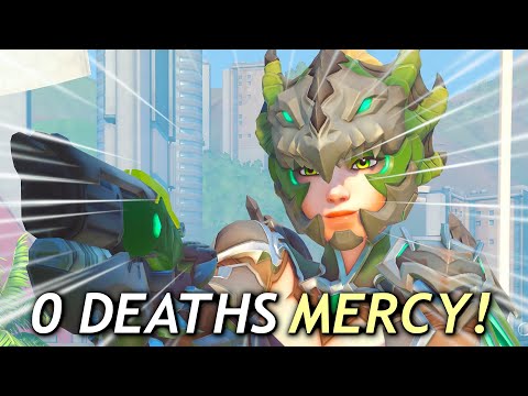 0 Deaths Mercy AND Play of the Game! (Overwatch)