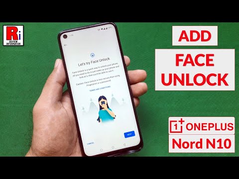 How to Add Face Unlock in OnePlus Nord N10