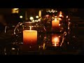 Flickering Candles Burning - Autumn Sleep & Reading Ambience & Sound
