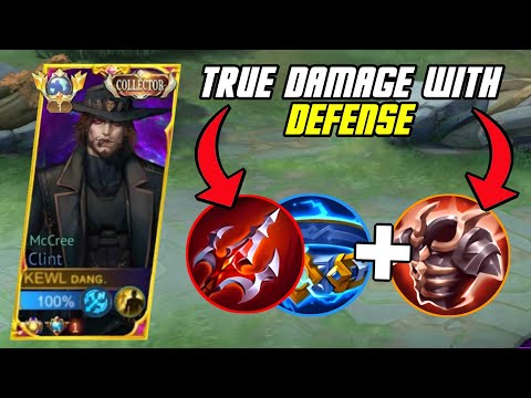 CLINT BUILD THE TRUE DAMAGE WITH HIGH DEFENSE 100% BROKEN!!!🔥 CLINT BEST BUILD 2023!