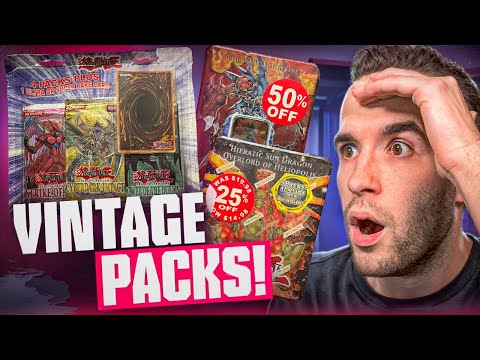 Opening NEVER BEFORE SEEN Vintage Yugioh Packs (5 STRAIGHT YEARS OF DAILY UPLOADS)!