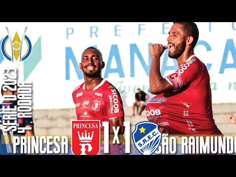 Princesa 1x1 São Raimundo RR - 4ª Rodada / Brasileiro Série D 2023