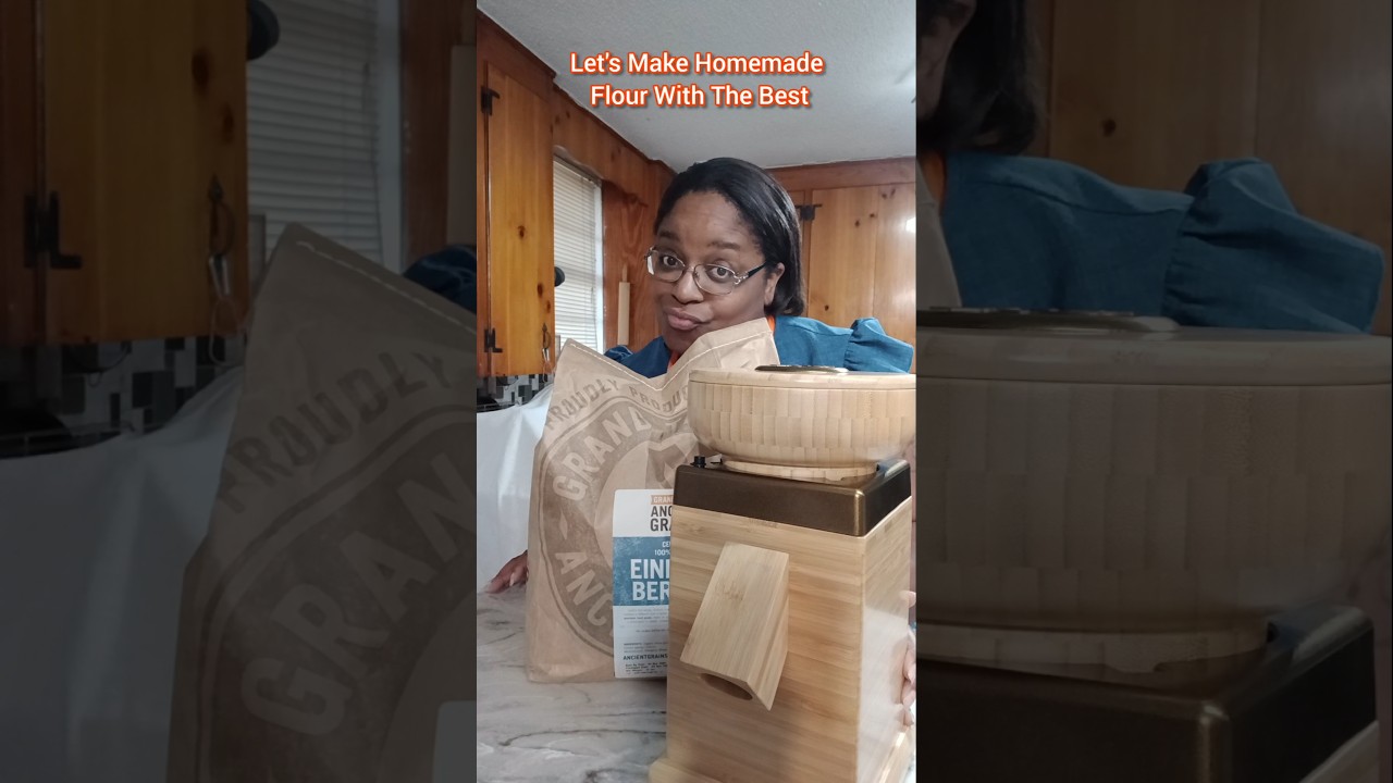 Homemade Einkorn Flour #homemade #healthyliving #food #howto #shorts #fyp #diy #recipe #love #share