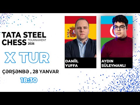 AYDIN SÜLEYMANLI vs DANİİL YUFFA | IX TUR | Tata Steel Chess 2026
