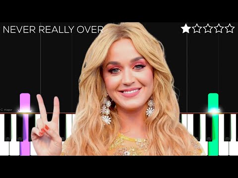 Katy Perry - Never Really Over | EASY Piano Tutorial