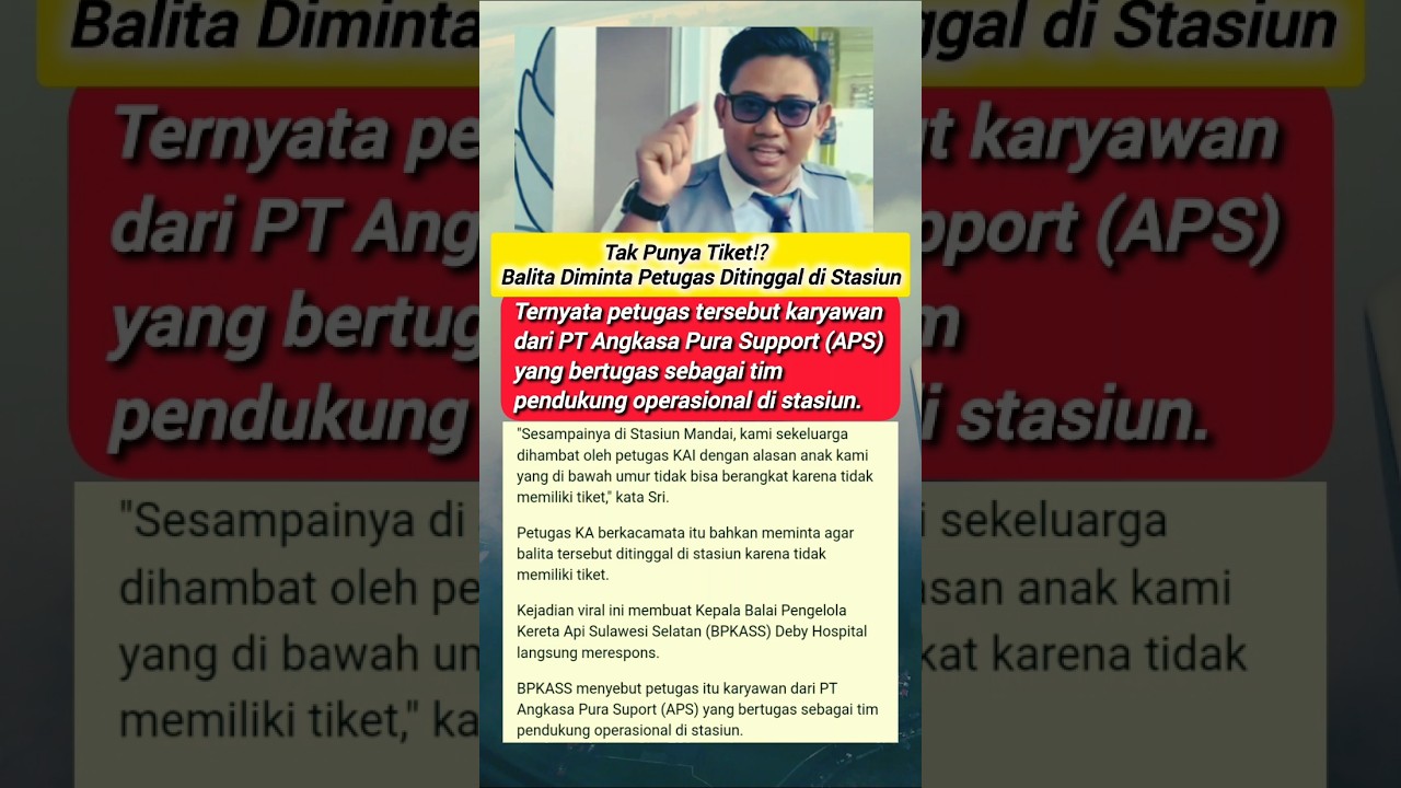 TERNYATA BUKAN KARYAWAN ASLI PT KAI‼️#shorts #ptkai #beritaterkini