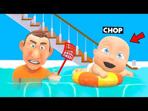 CHOP FLOODED ENITRE HOUSE USING HIS BABY HACK MODE