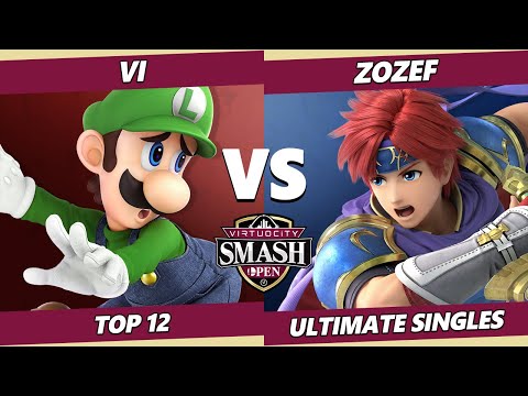 Virtuocity 2022 Top 12 - Vi (Luigi) Vs. ZoZef (Snake, Roy) SSBU Ultimate Tournament