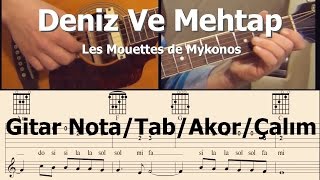 Deniz Ve Mehtap Tanju Okan-Fecri Ebcioğlu-Gitar Nota/Tab/Akor/Çalım (seviye 1)
