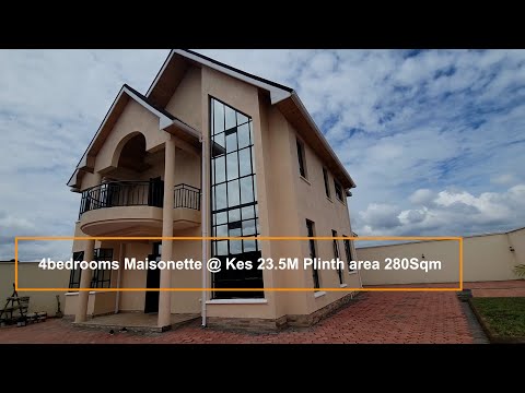 4 Bedroom Maisonette For Sale in Kamakis, Ruiru video image