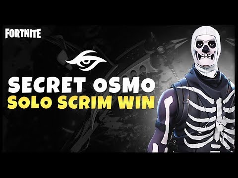 Secret Osmo Solos scrim win | Fortnite