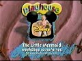 Playhouse Disney The Little Mermaid Promo Weekdays And Next Versions 1999