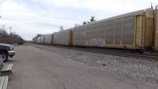 preview picture of video 'CSX Train - Glendale, Ohio'