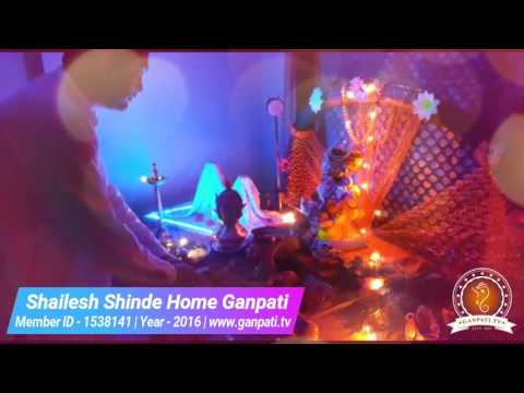 Shailesh Shinde Home Ganpati Decoration Video
