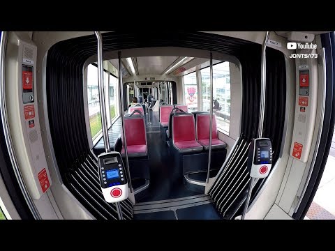 Brest Tramway Citadis 302 Inside View And Info Signs