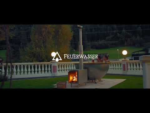 Feuerwasser - Das Badefass aus Österreich (Edelstahl und Kiefervollholz)
