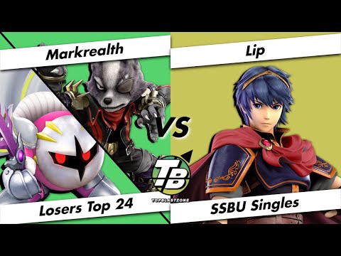 Top Blastzone 7 Losers Top 24 - Markrealth (Wolf/Meta Knight) Vs. Lip (Marth) - SSBU