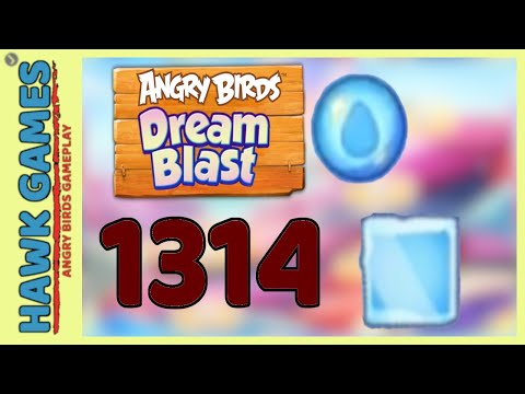 Angry Birds Dream Blast Level 1314 Extreme - Walkthrough, No Boosters