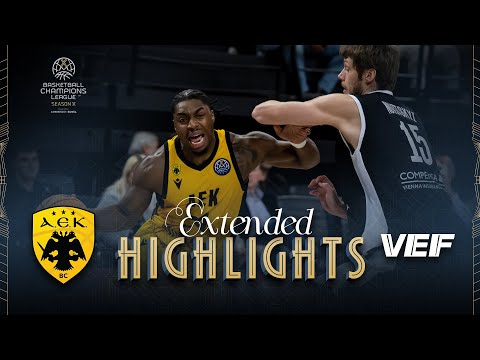 AEK BC v VEF Riga | Full Game Highlights | #BasketballCL 2025-26