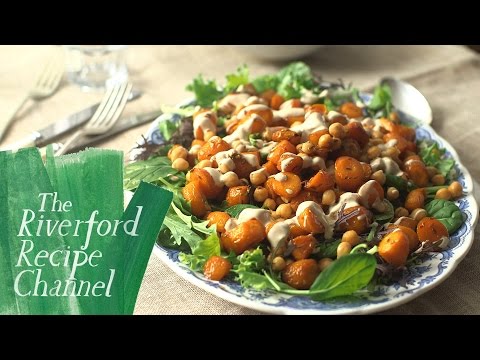 Carrot, Chickpea & Tahini Salad recipe