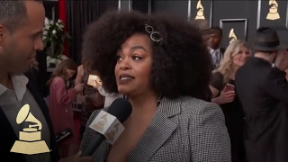 Jill Scott | Red Carpet | 59th GRAMMYs