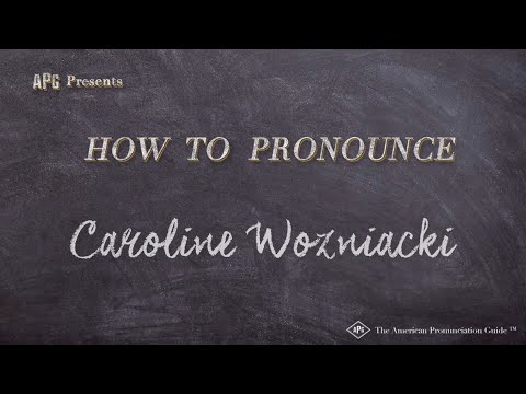How to Pronounce Caroline Wozniacki (Real Life Examples!)