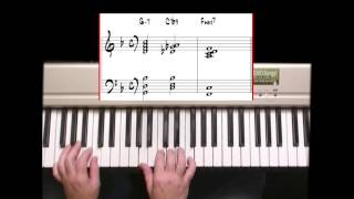 Andy Laverne ii-7 V7 Imaj7 #1Jazz Piano Voicing Lesson