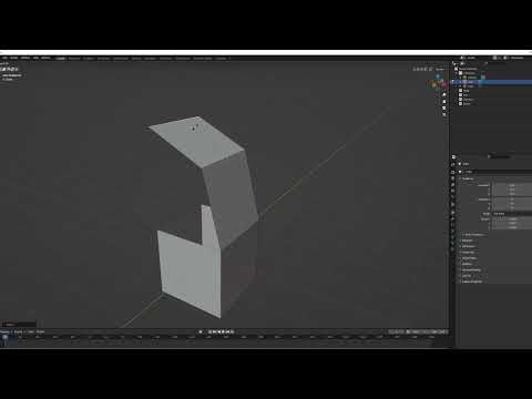 How to fold in Blender