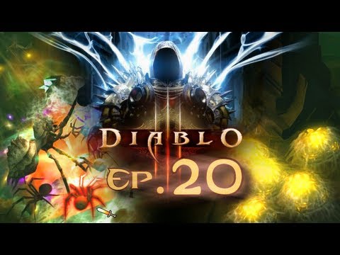 Diablo III Witch Doctor SP Walkthrough, Part 20: Another Bitch, Queen Araneae (in 1080p HD)