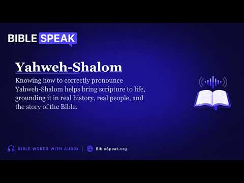 How to Pronounce Yahweh-Shalom video thumbnail