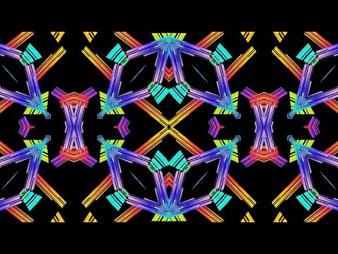 1 Hour Visual In Full HD / nr.296 / Kaleidoscope Club VJ Stage Graphics
