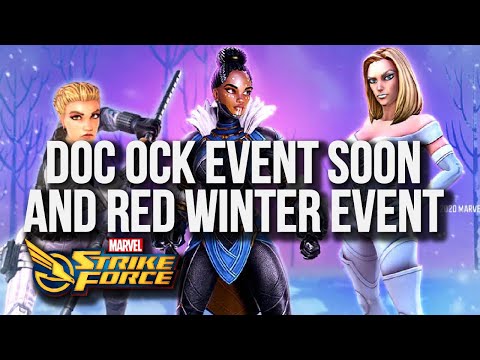 Emma Frost Milestones, Doc Ock Event Soon, and Red Winter Event I Marvel Strike Force News