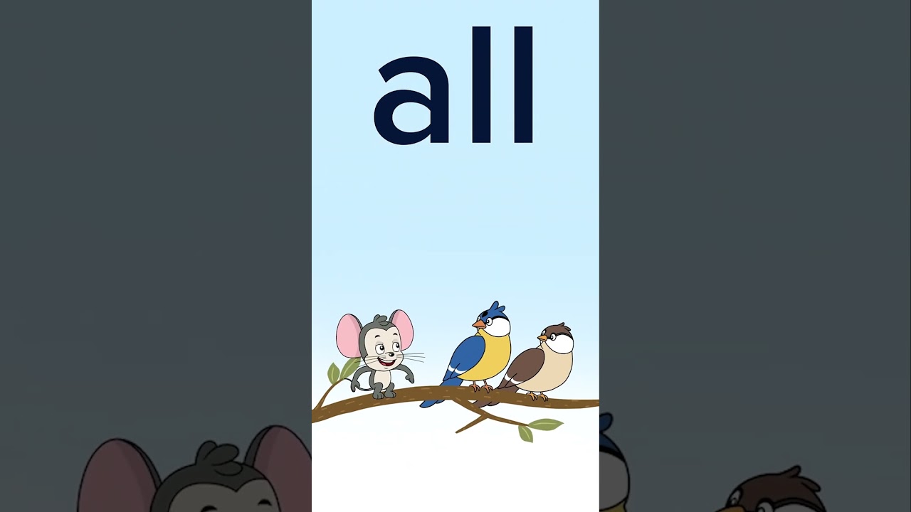Kindergarten Sight Words: All | ABCmouse #learning #education #sightwordsforkids #kindergarten