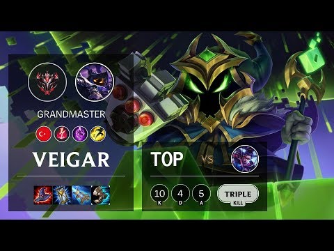 Veigar Top vs Vayne - TR Grandmaster Patch 10.7