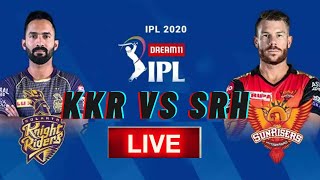🔴LIVE IPL Score- KKR vs SRH  [ 18 OCT 2020]-Match 35 Kolkata vs Hyderabad IPL Live Commentary