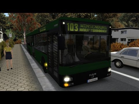 Durch enge Gassen! - MAN 15m Autokraft Kiel - Winsenburg - Let's Play OMSI 2 #243