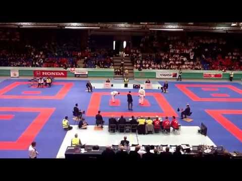 42nd Junior European karate championships - u21 kumite male +84kg - Yamanoglu vs Sestakov