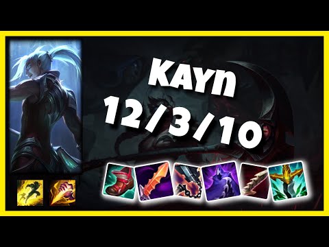 Kayn vs Udyr EU Challenger JUNGLE (12/3/10) - v11.3