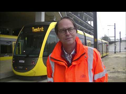 Eerste persrit over de Uithoflijn in Utrecht