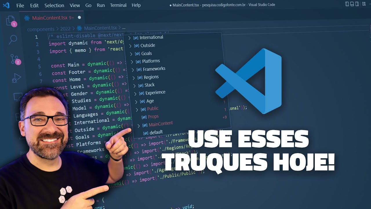 5 TRUQUES DO VS CODE PRA VOCÊ USAR AINDA HOJE!