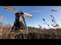 Molen Staatsbosbeheer in Kalenberg raakt een van z'n wieken kwijt in storm