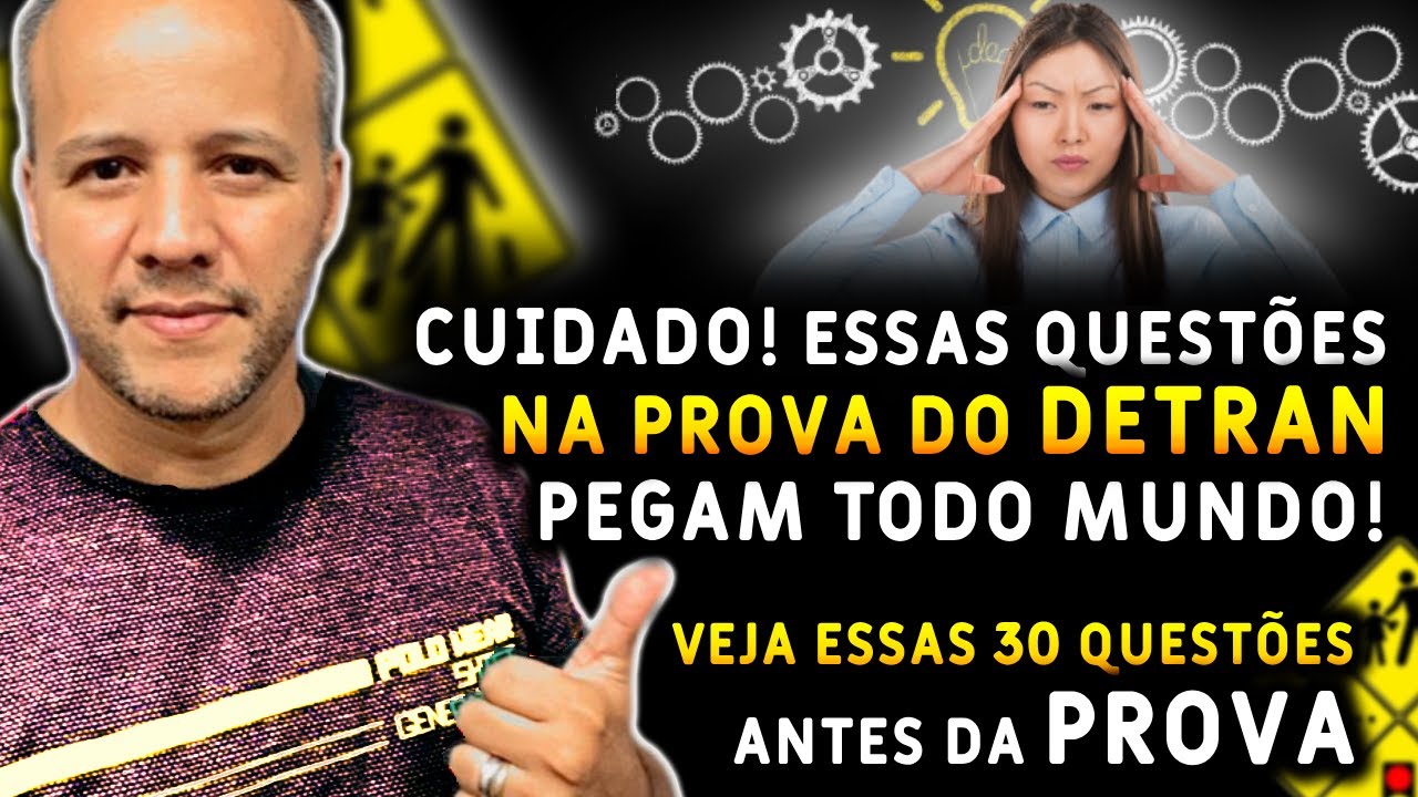 Simulado  detran 30 QUESTÕES 2024