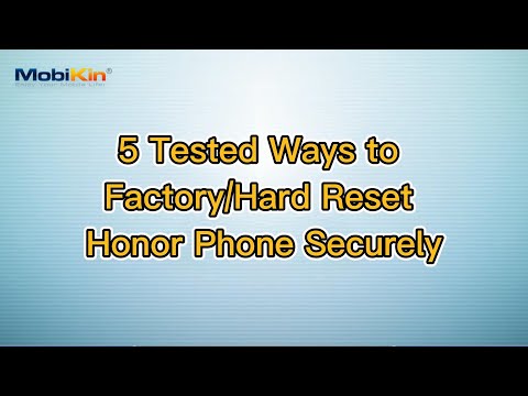 5 Tested Ways to Factory/Hard Reset Honor Phone Securely