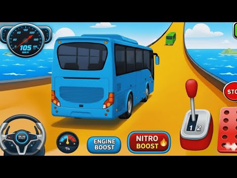 Extreme Bus Simulator 2025 – Mega Ramp Impossible Sky Stunts | Android Gameplay