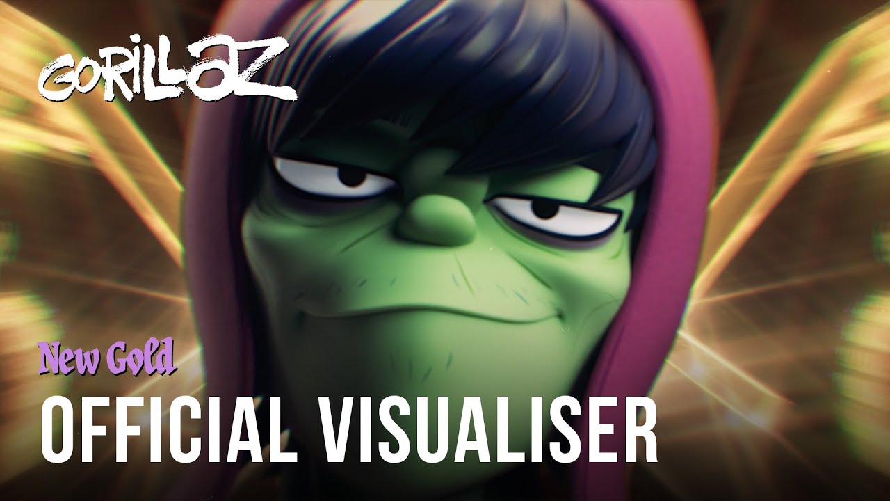 Gorillaz - New Gold ft. Tame Impala & Bootie Brown (Official Visualiser) - YouTube
