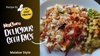 Hotel Style Ghee Rice Recipe | Malabar Style Neychoru | Tasty Ghee Rice | Chef Macha